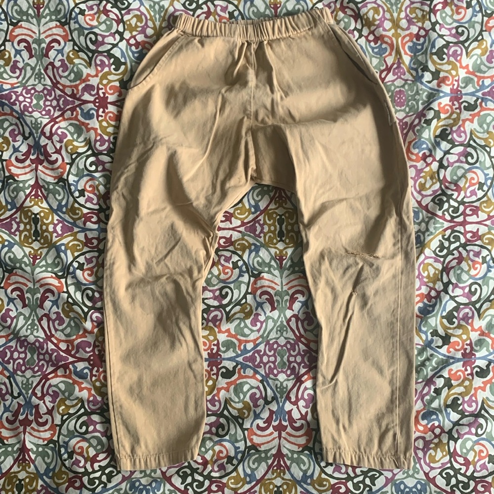 Kid + Kind Khaki Cotton Pants - play condition!
